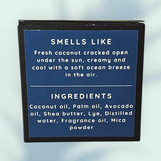 Coconut Soap Bar - Coconut Tides Cold Process Soap