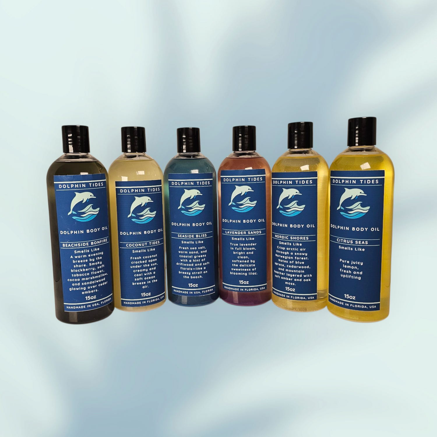 Dolphin Tides Body Oil Collection